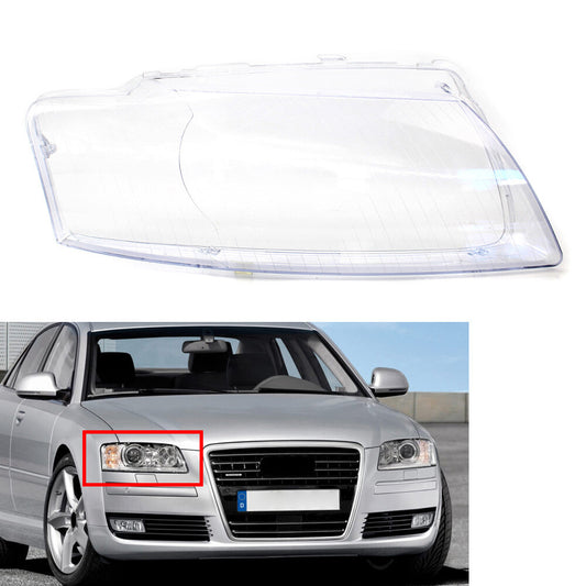 Transparent Headlight Headlamp Lens Cover for Audi for A8 D3 2005-2010