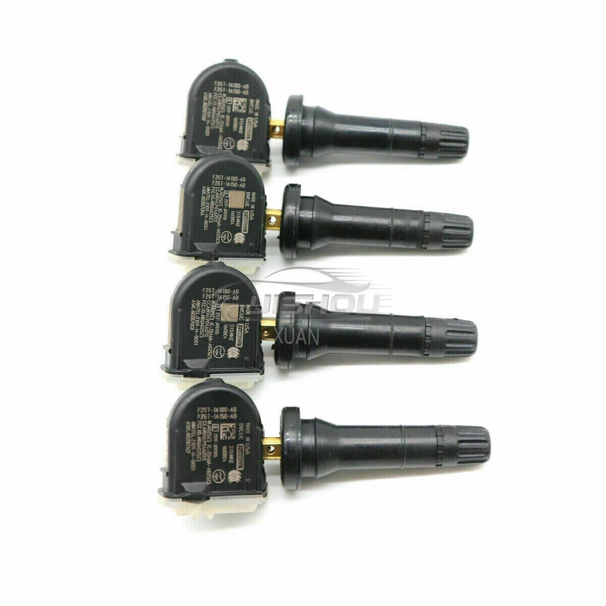 F2GT-1A189-A 4PCS TPMS Tire Pressure Sensors For 2015-2018 F-150 Edge for Mustang Q