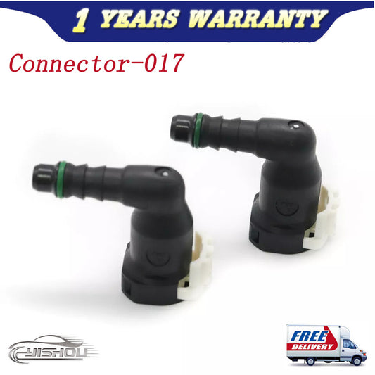 2PCS 7.89mm 7.89 ID6 90¡ã New Fuel Line Hose Pipe Quick Release Female Connector Q