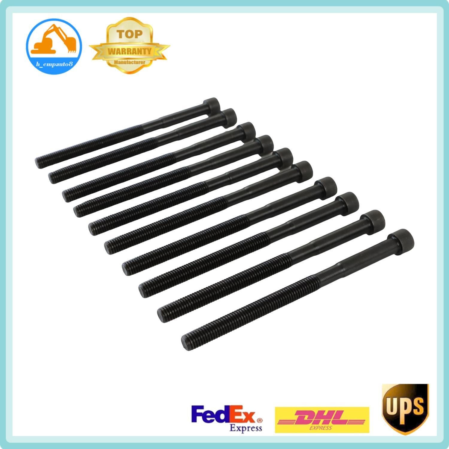 Engine Cylinder Head Bolts w/22321-2B700 for Hyundai Accent Verna for Kia 1.6L G4FG