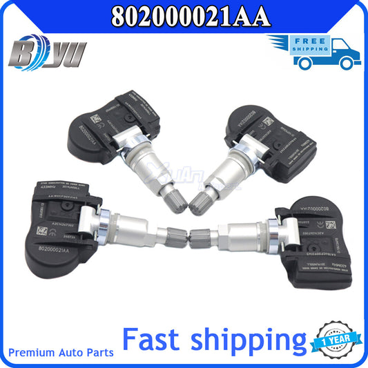 for Chery Arrizo 5 7 Tiggo 3 3X 3xe 5 4PCS TPMS Tire Pressure Sensor 802000021AA