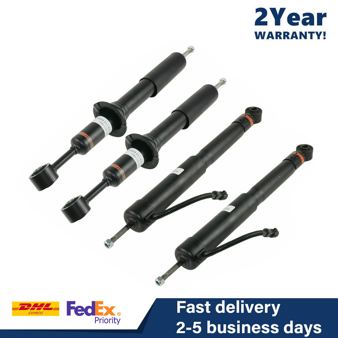 4X for Toyota Prado 120 for Lexus GX470 4.7L Front Rear Air Shock Absorbers Struts