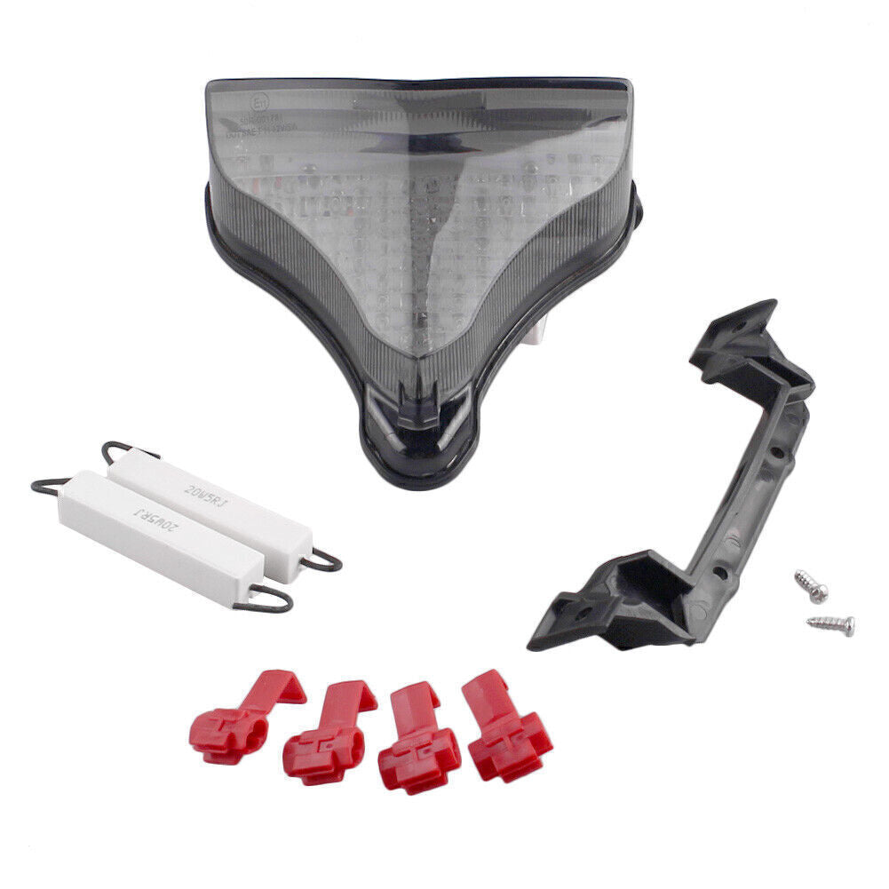 Smoke LED Turn Signals Brake Tail Lights Fit for YAMAHA R1 09-11