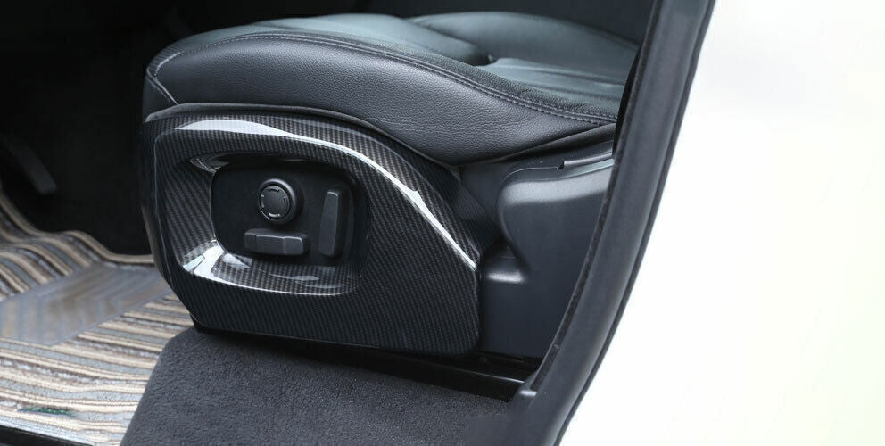 For 14-2017 for Range Rover Sport Carbon Fiber Look for Seat Adjustment Panel Frame Trim