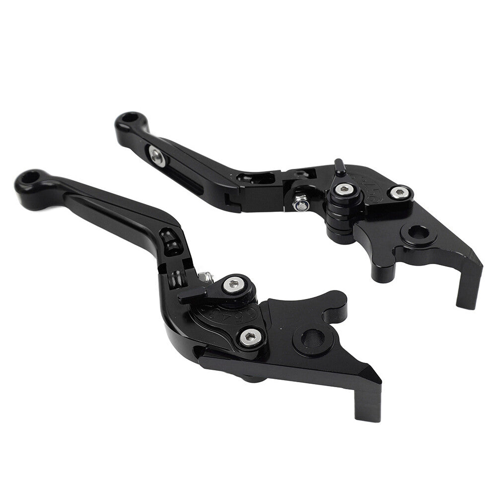 CNC Folding Extendable Brake Clutch Levers for Honda VFR1200/F 2010-2014 Black Q