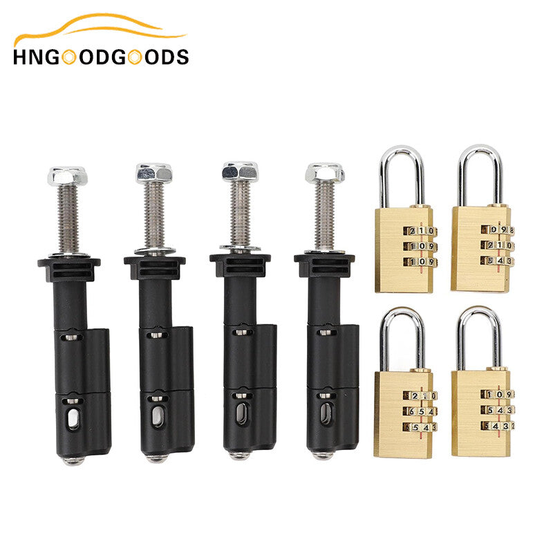 4-Piece Safety Mounting Pin Kit for MKII Recycling Traction Board Anti-theft Locks