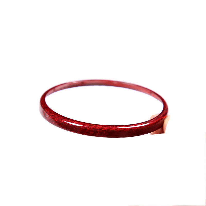 Real Carbon Fiber Rear Logo Ring Trim for Alfa Romeo Giulia for Stelvio 2020-23
