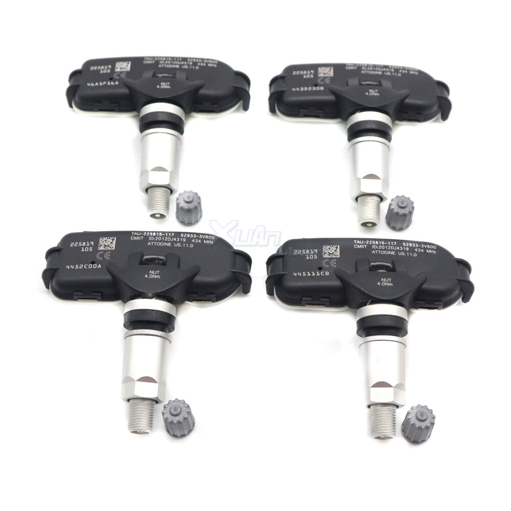 52933-2Y450 TPMS 433MHz Tire Pressure Sensor for Hyundai ix35 and for Kia (4pcs) v