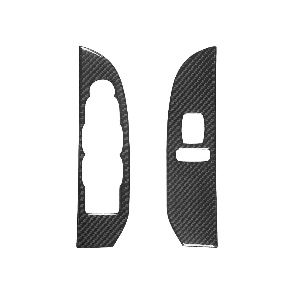 Suitable for Highlander 2020-2023 carbon fiber rearview mirror rain eyebrow frame- v