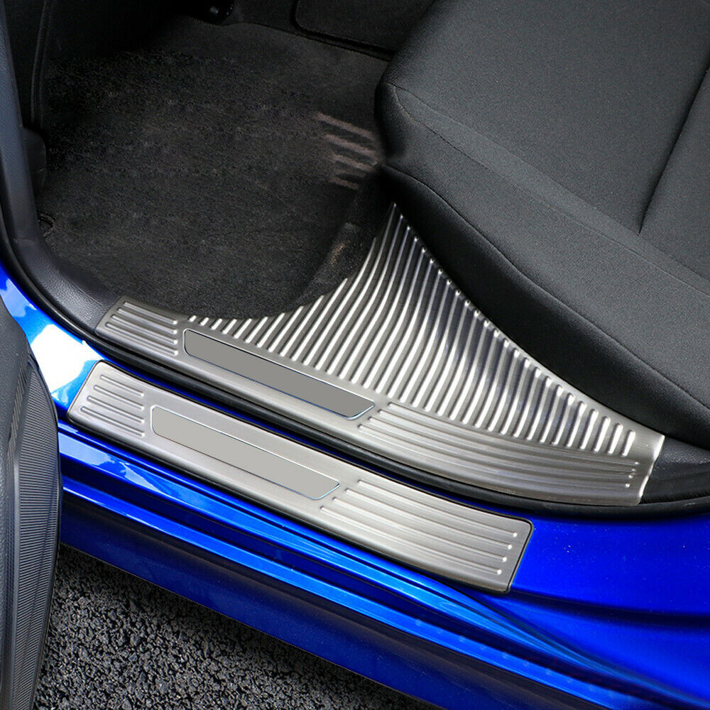 for Honda for Civic 2022-2023 silver Car Door Sill Cover Scuff Plate Protectors trim