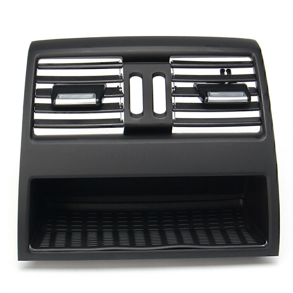 Rear Center Console Air Outlet Vent Grille Grill Cover Fit for BMW 5 F10 F11 Black