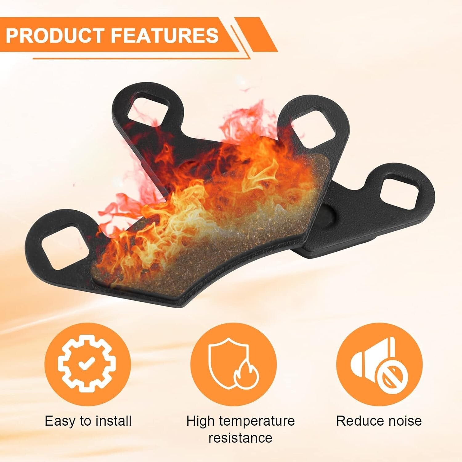 Brake Pad for Polaris Sportsman 450 500 600 700 800 Magnum 325 330 400 Scrambler