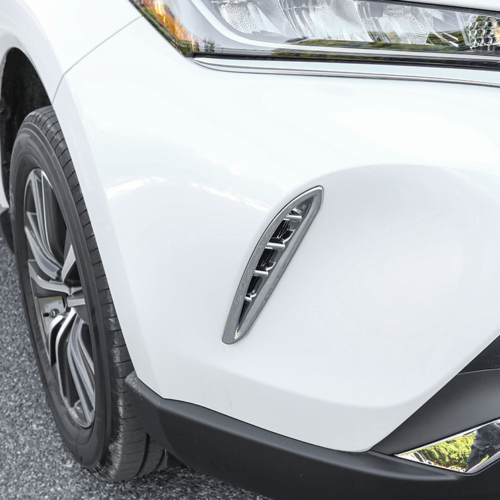 Chrome Front Bumper Corner Air Vent Inlet Cover Trim for Toyota Venza 2021-2023