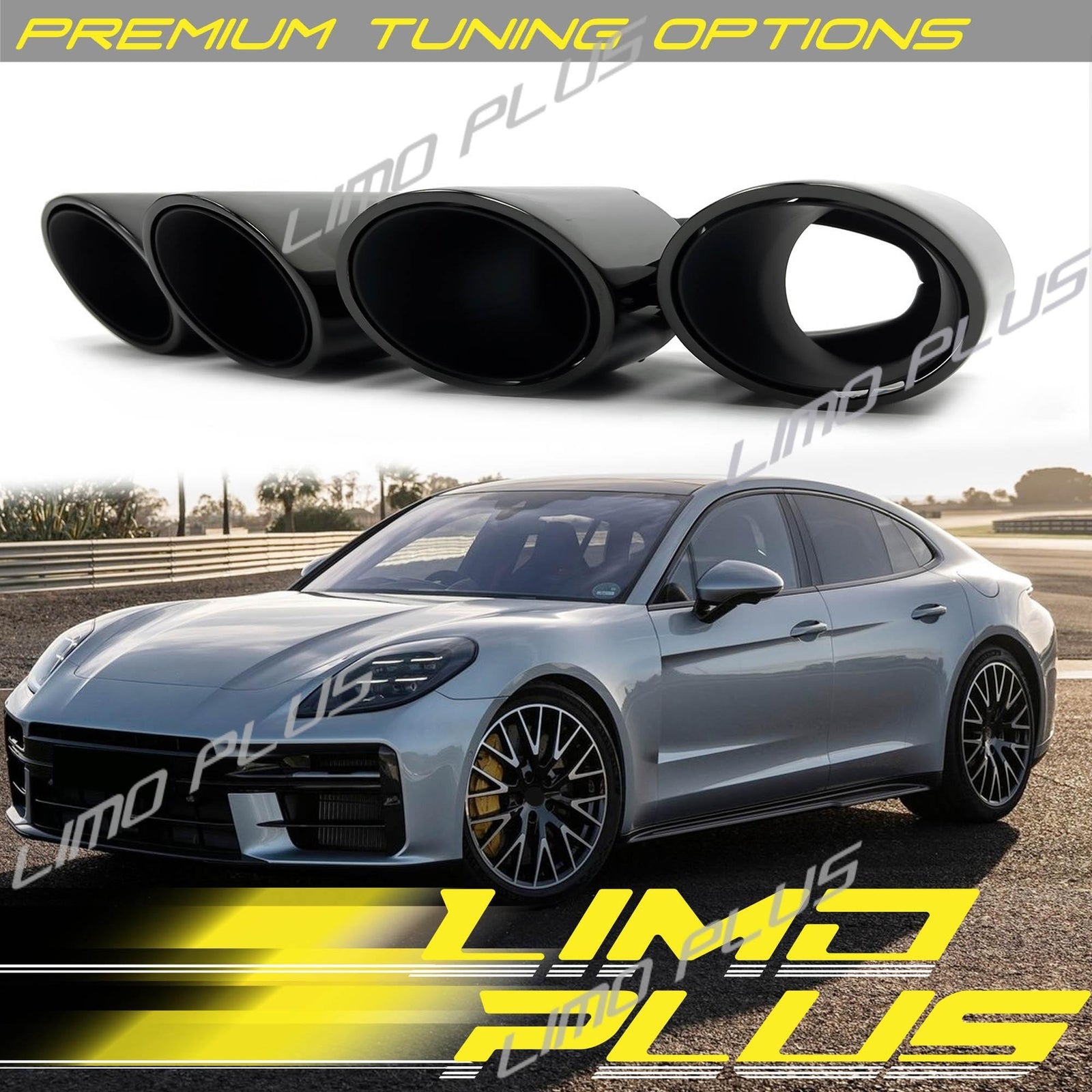 Car Rear Exhaust Tips Muffler Pipe for Porsche 972 for Panamera 2024 2025 Q