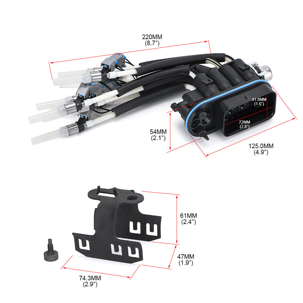 Central Port Fuel Spider Injector Injection For 96-02 for Chevrolet for GMC V8 5.7L 5.0L