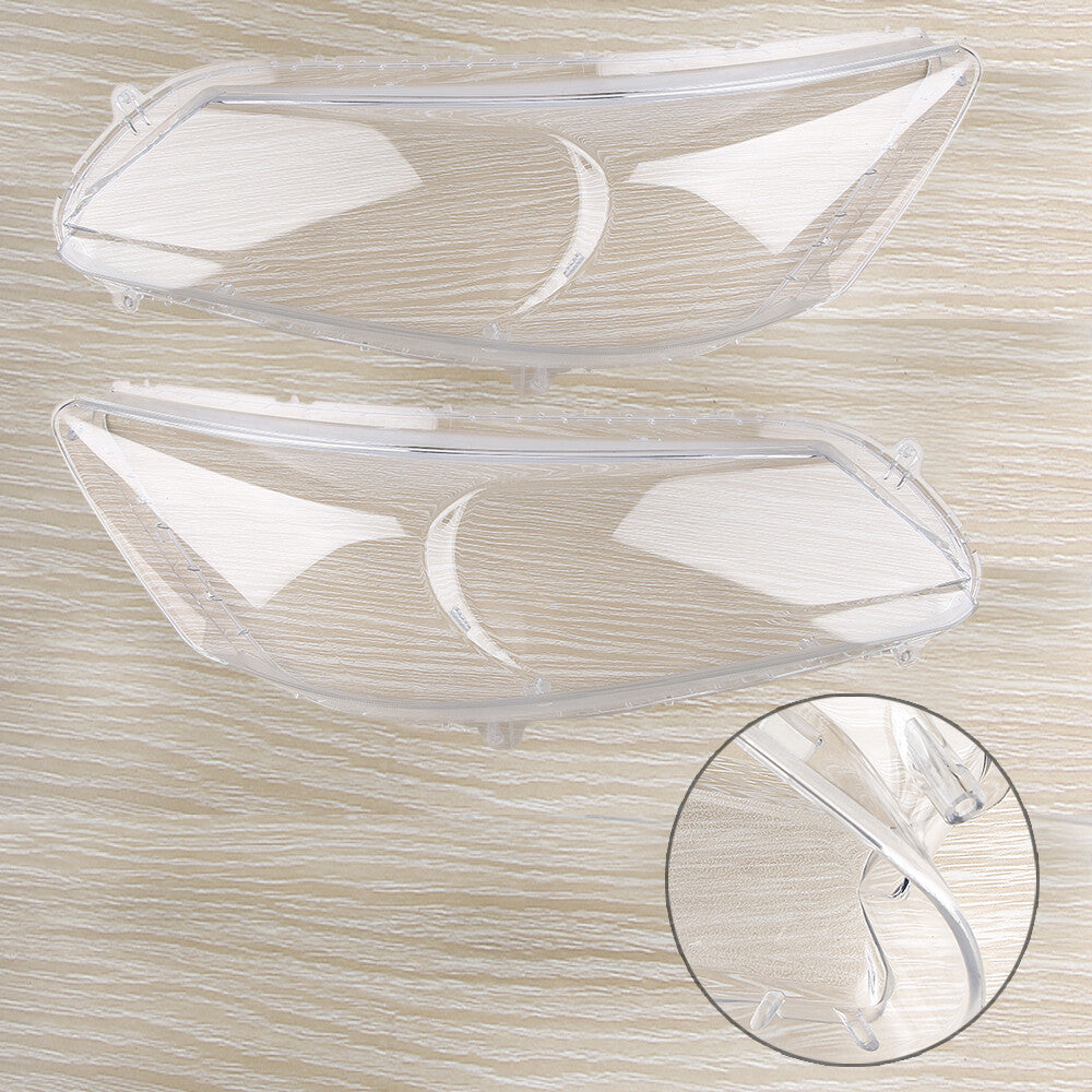 2-piece headlight transparent protective cover, lens cap, and lampshade for 2013-2016 for Honda Accord
