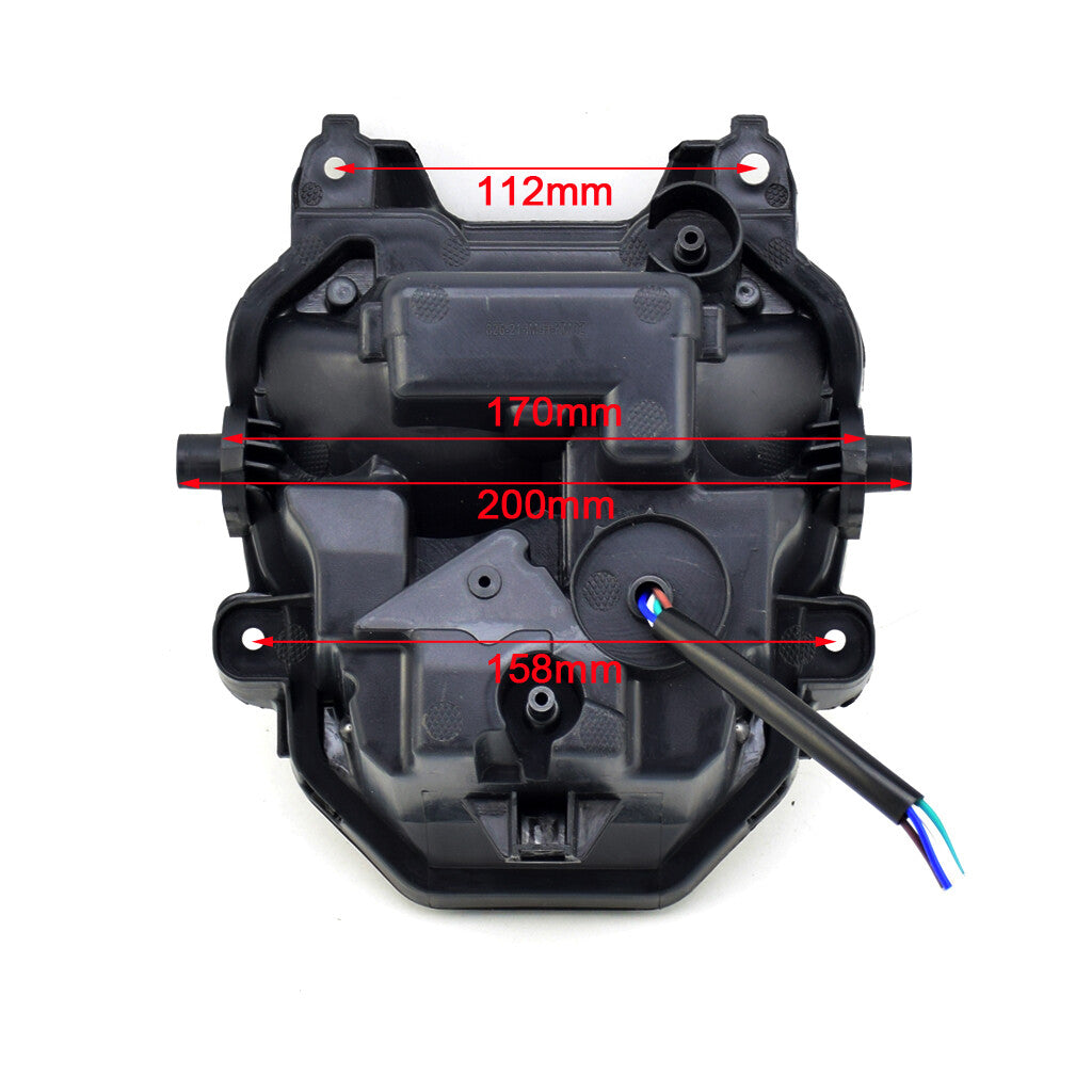 for Honda GROM MSX125 2016-2020 Side frame FAIRING BELLY COVER LED headlight