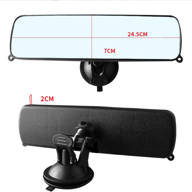 Universal adjustable blue lens suction cup for car and truck interior rearview mirrors. n