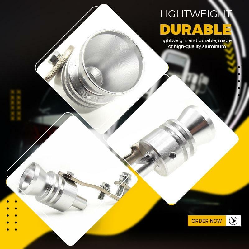 Universal turbo sound exhaust muffler pipe whistle car blow valve whistle