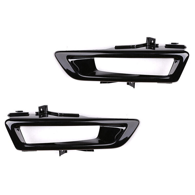 Front Fog Light Lamp Black Cover Trim Fit for Land Rover Discovery Sport 2015-18