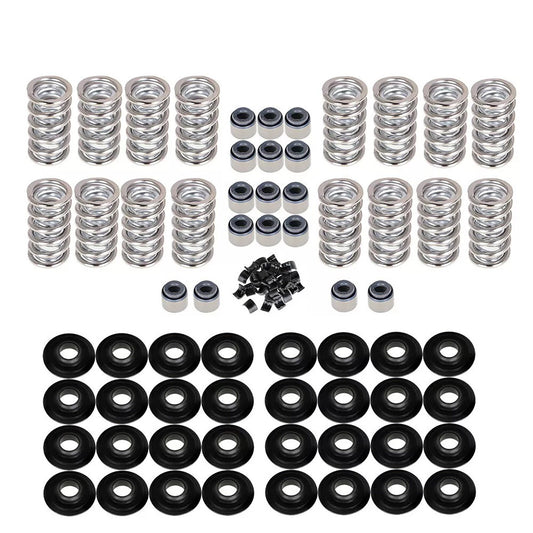 16Set Dual Valve Spring Steel Retainers For LS .660 4.8 5.3 6.0 LS1/2/3 SK001