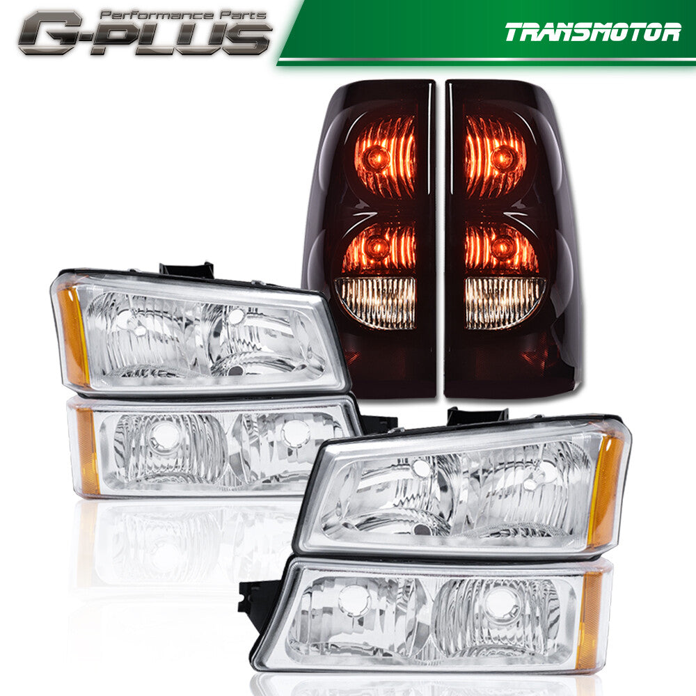 Suitable for 03-06 for Chevrolet Silverado 1500 2500 with clear/amber headlights and taillights.