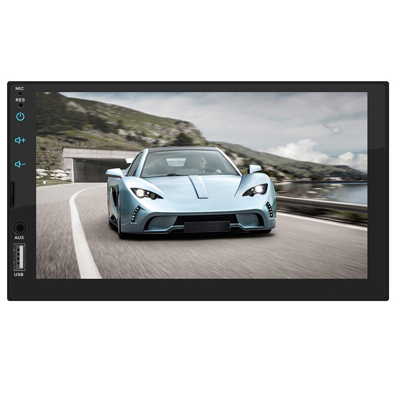 US 72 DIN Car MP5 Player Bluetooth FM Radio Mirror Link Reversing Video Parts v