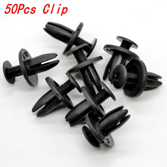 50 for Mazda 9926-50-625 for Toyota 90467-06017 Screw Type Retainer Clip 6-7mm Hole