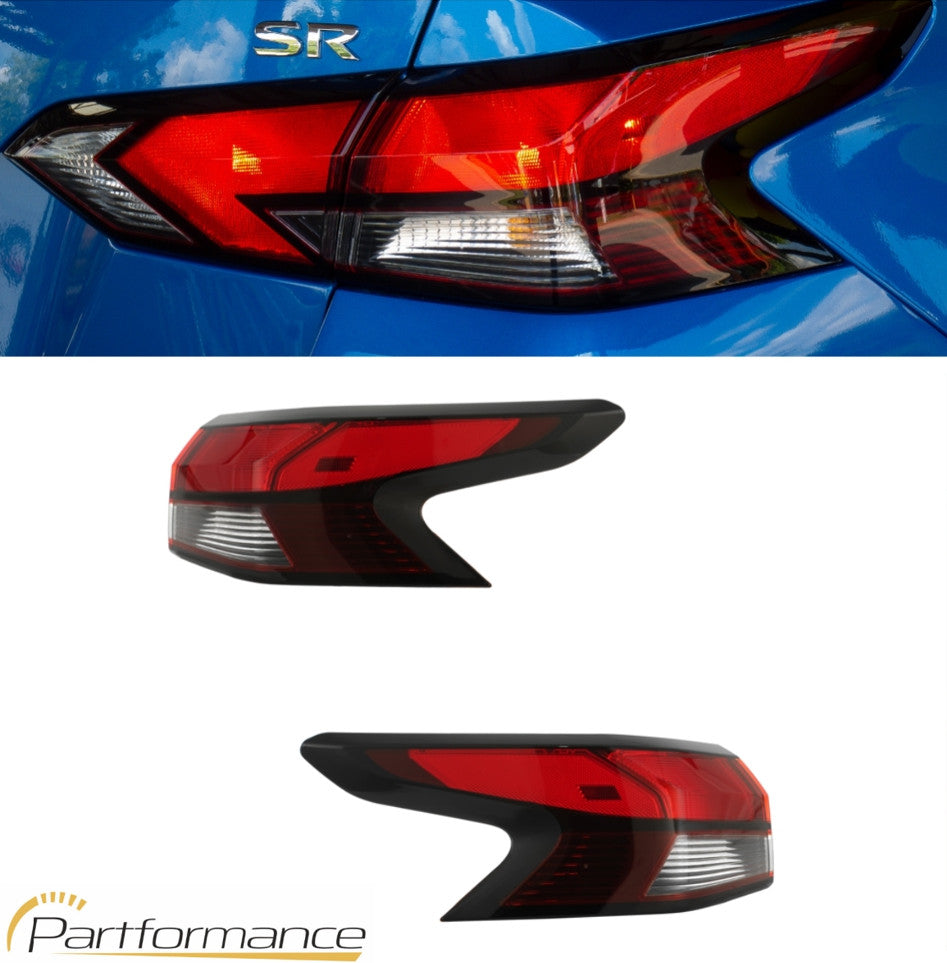 Tail Lights Pair for 20 - 24 for Versa Sedan Body Mount Tail Lights - v