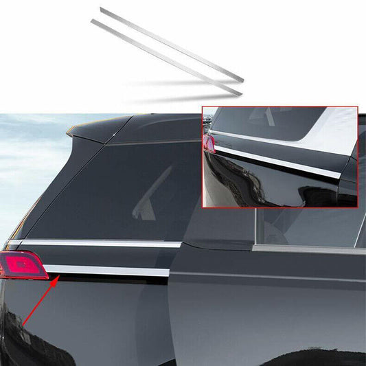 for Kia Carnival 22-23 Silver Steel Body Electric Door Slide Molding Strip Trim