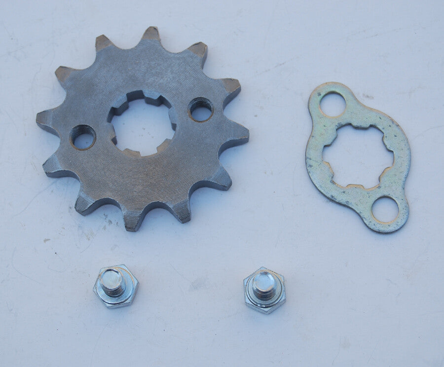 420 17MM 12T Front Engine Sprocket Pit Dirt Bikes ATV Quad Go Kart Motorcycles