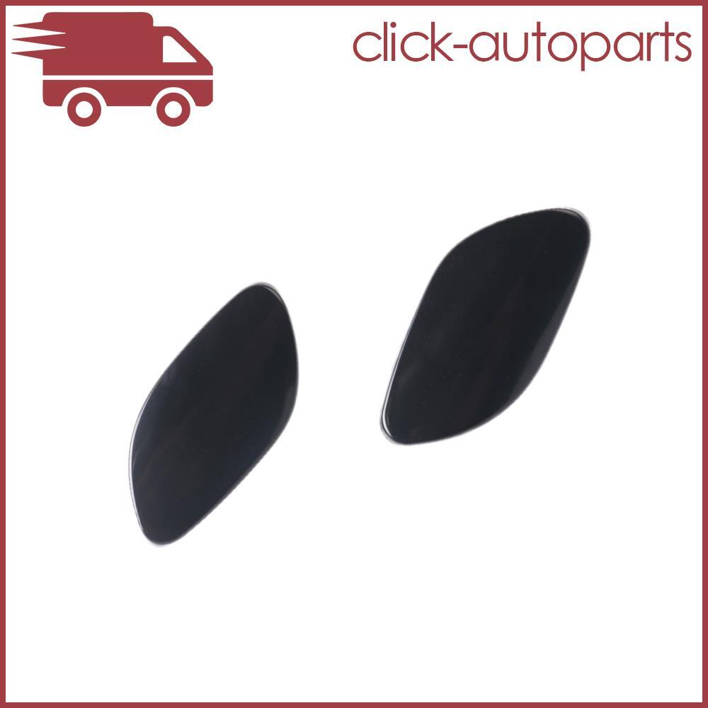 2Pcs For 2007-2013 for Volvo S80 Front Left+Right Bumper Headlight Washer Cover Cap Q