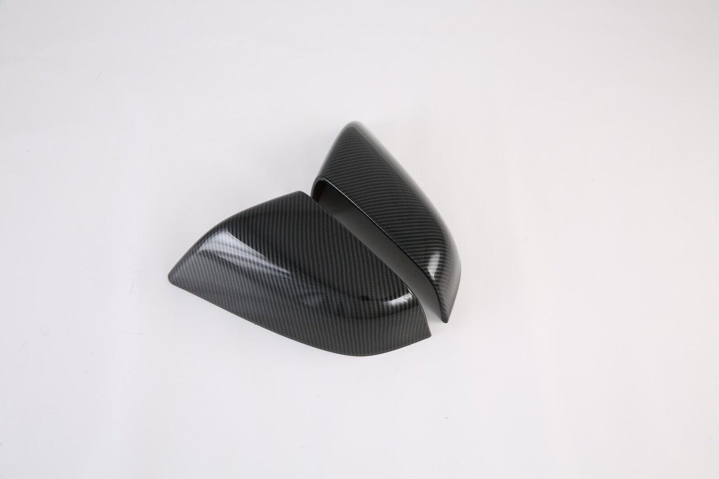 2 Piece Universal Black Car Trim Front Hood Scoop Airflow Intake Cover- v
