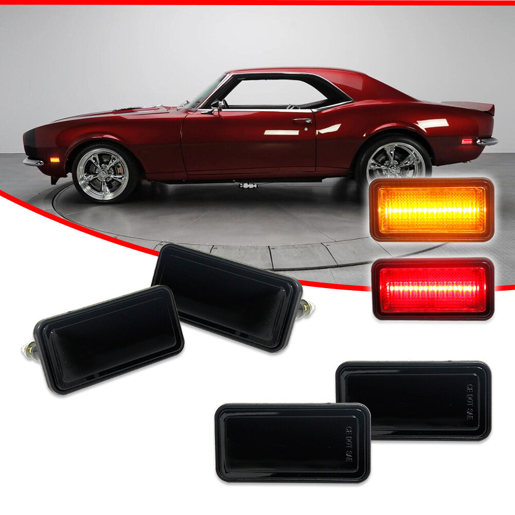 front and rear side marker lights for 68 69 for Camaro for II Nova Impala- v