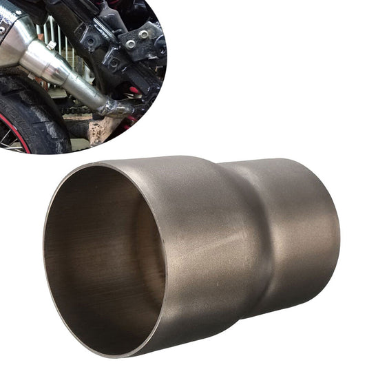 Stainless Steel Motorcycle Exhaust Pipe Adapter Connector Tube 51mm to 60mm