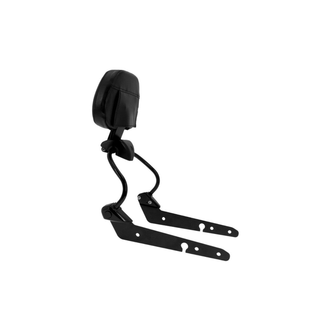 Removable motorcycle driver backrest cushion with scissor bar for Harley Sportster XL883