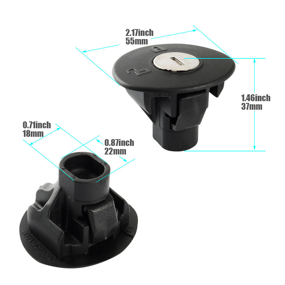 Locking Gas Cap Lock Fuel Cap w/ 2 Key 8U5Z-9C268-B Fit  for ford  F-150 2009-2014 Q