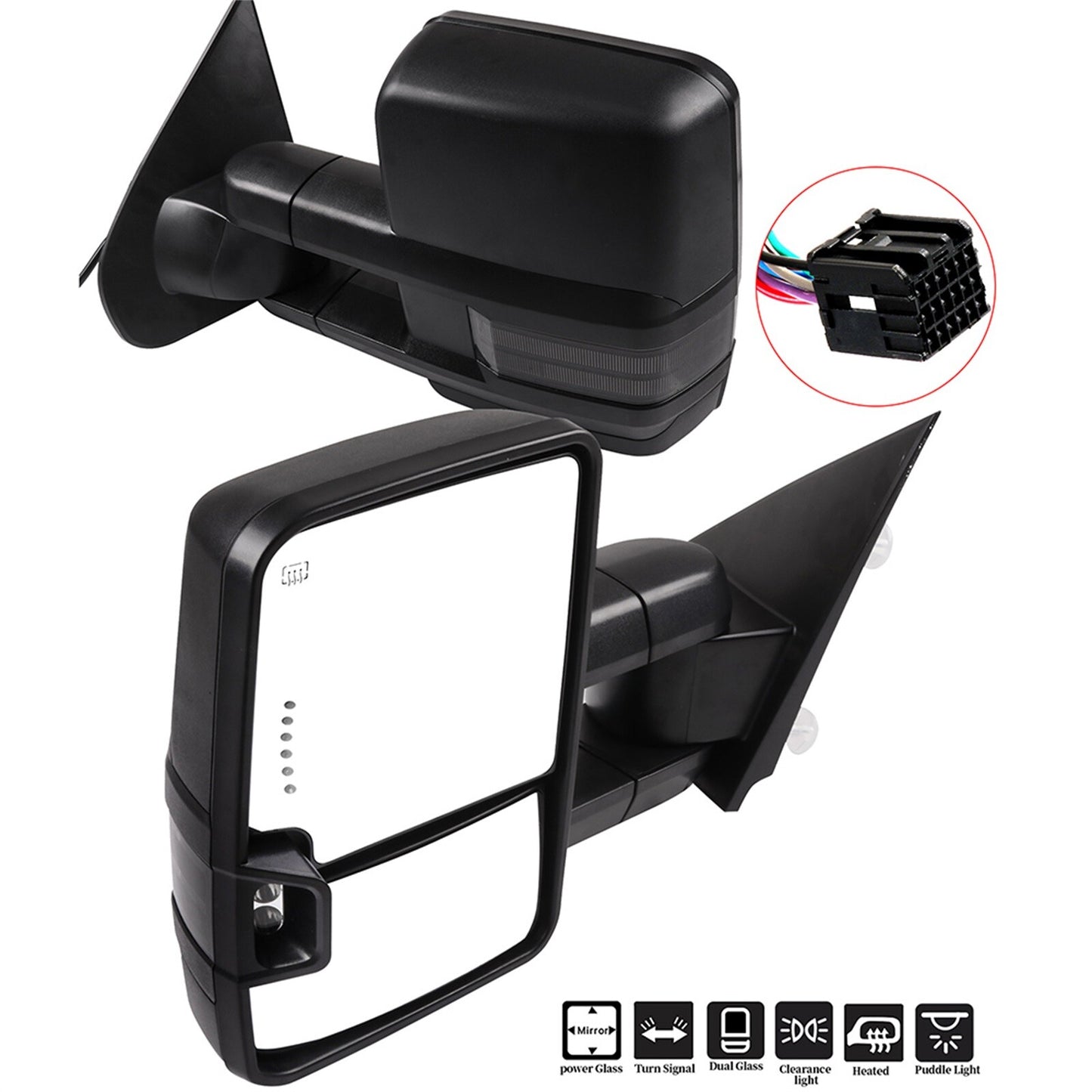 360 Adjustable Rearview Side Mirror For H2/SX/SX SE/Carbon H2R E