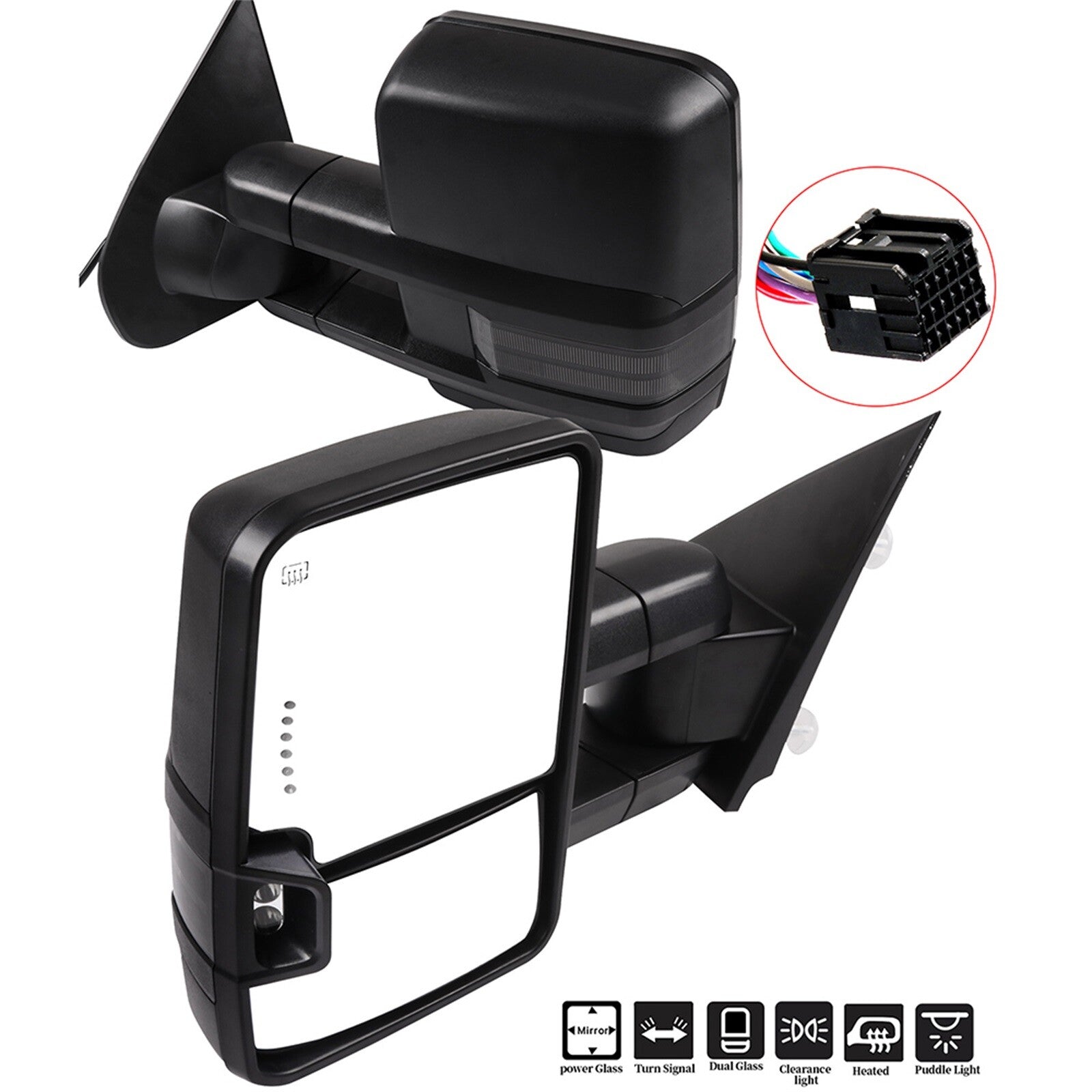 360 Adjustable Rearview Side Mirror For H2/SX/SX SE/Carbon H2R E