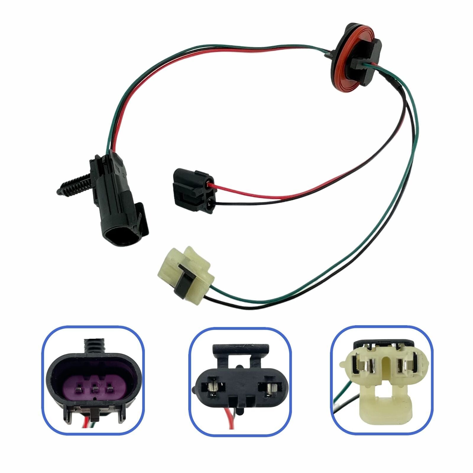 2PCS Headlight Wiring Harness for Dodge for Ram 1500 3500 4500 5500 11-17 68193062AB Q