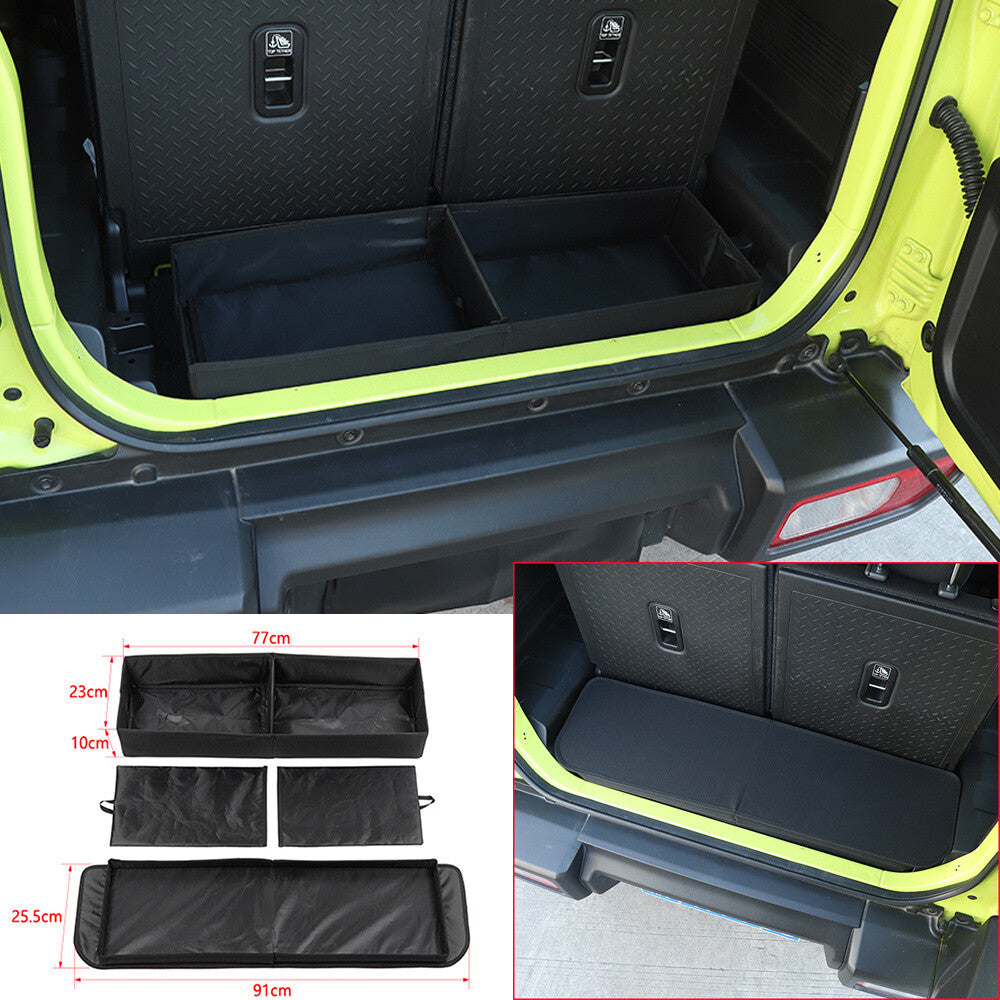 Black Car Trunk Folding Storage Box Organizer for Suzuki for Jimny 2019+ Accessories