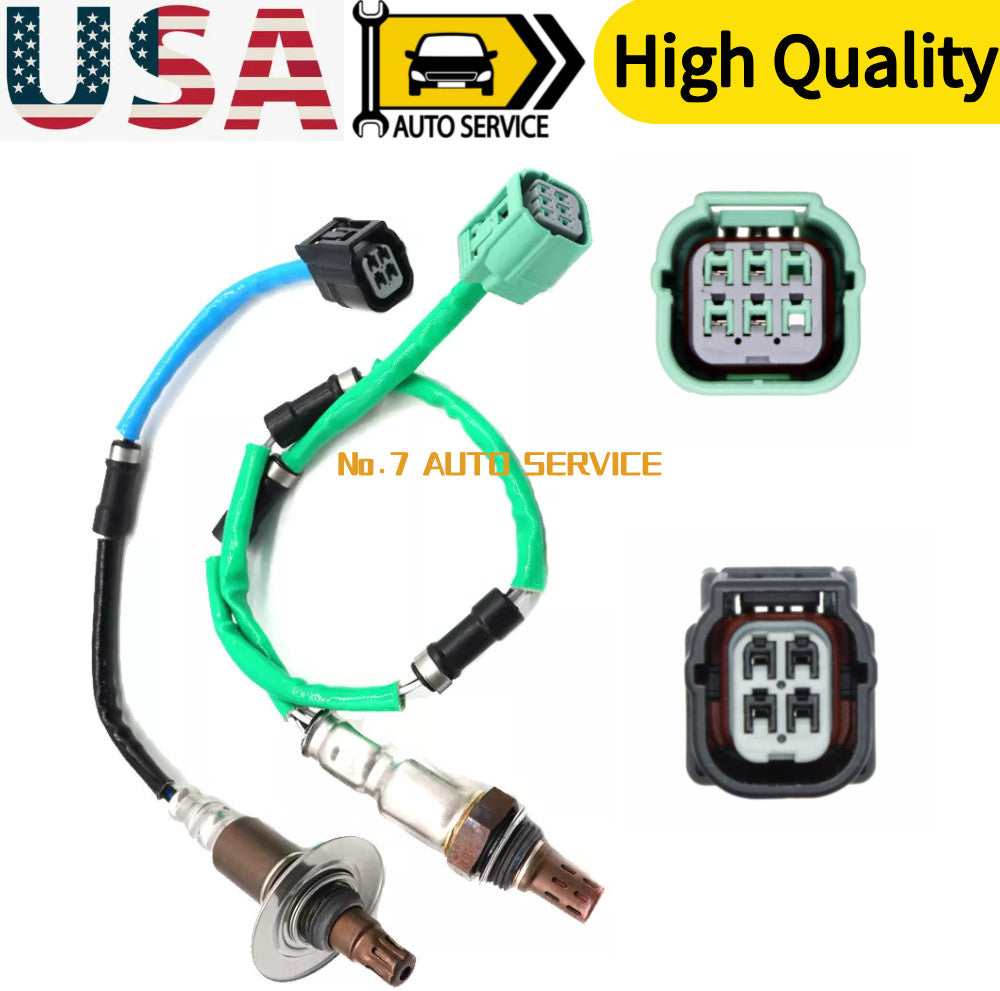 Set 2Pcs Upstream Downstream Oxygen O2 Sensor For 2007-2009 for Honda CRV 2.4L l4