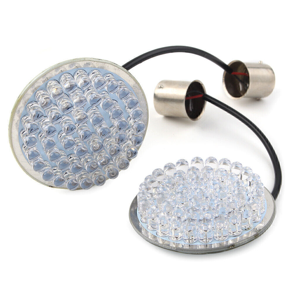 for Harley Softail Touring Sportster Rear Turn Signal Light Blinker 2X Red LED