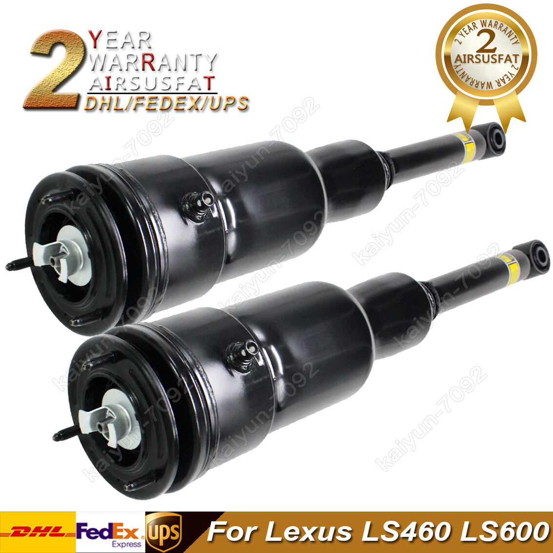 2x for Lexus LS460 LS600 Rear Left Right Air Suspension Shock Strut 4801050240