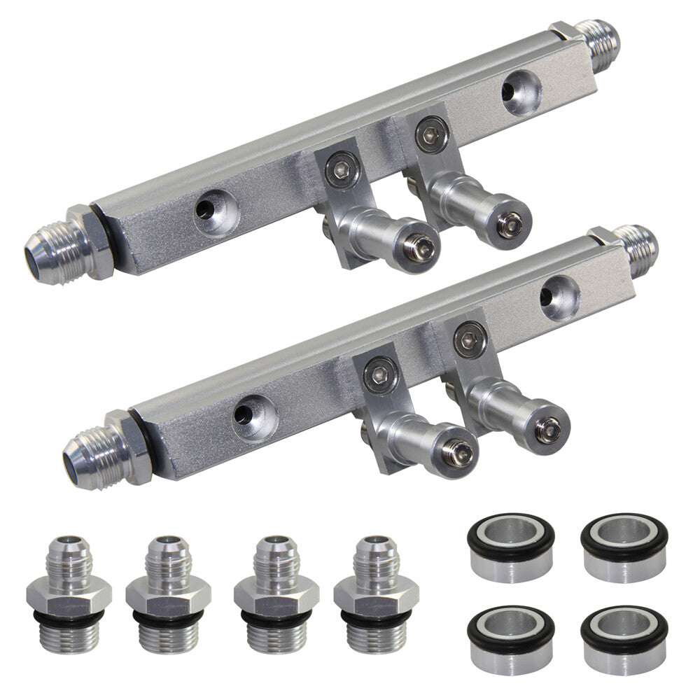 Oil Fuel Injector Rail w/ Fitting Kit for Subaru Impreza WRX STI EJ20 EJ25 SL