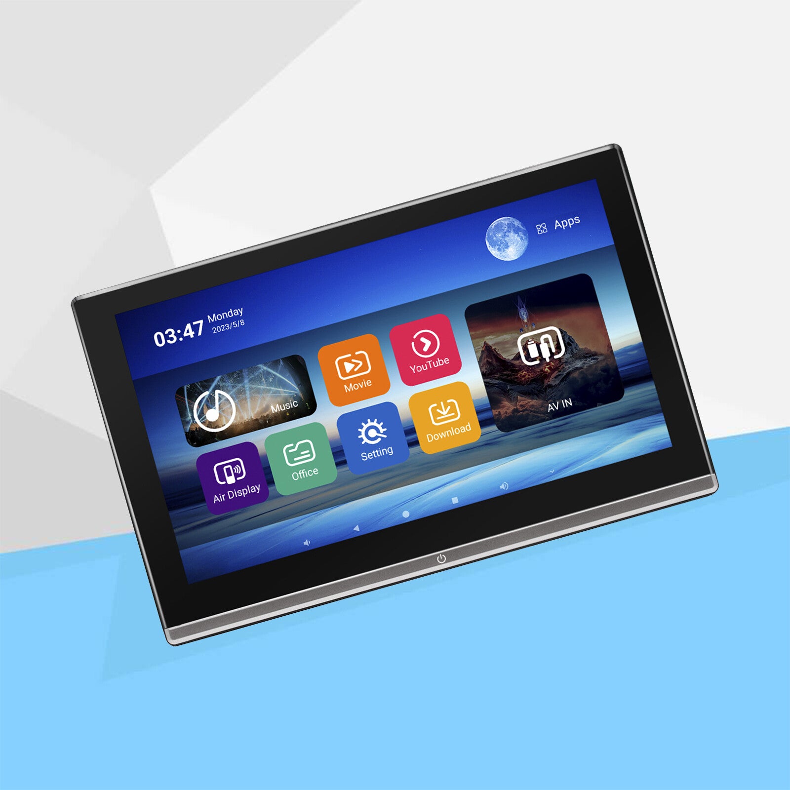 11.6'' Car Headrest Monitor 2+32GB Android 11 Bluetooth Touch Screen Player WIFI