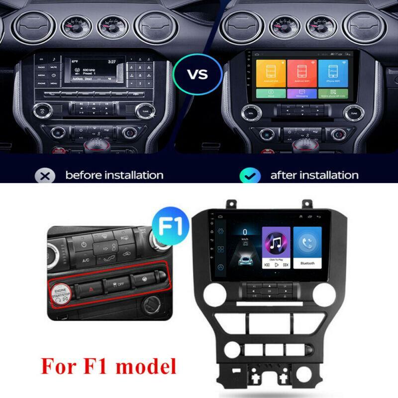 Android 10.1 9-inch Stereo Radio GPS Navigation for Mustang F1 Model 2015-2021 n