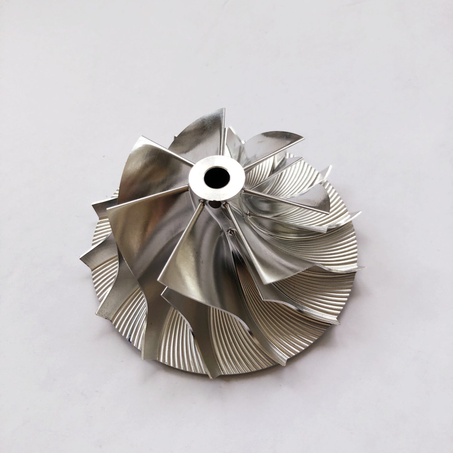 GT2835 52.80/73.00 mm 7+7 Blade Performance Turbocharger Billet Compressor Wheel