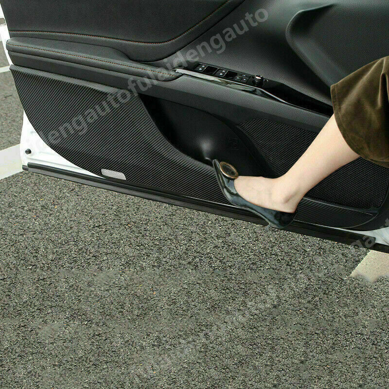 For Explorer 2013-2018 ABS Carbon Fiber Car Steering Wheel Frame Cover Trim v