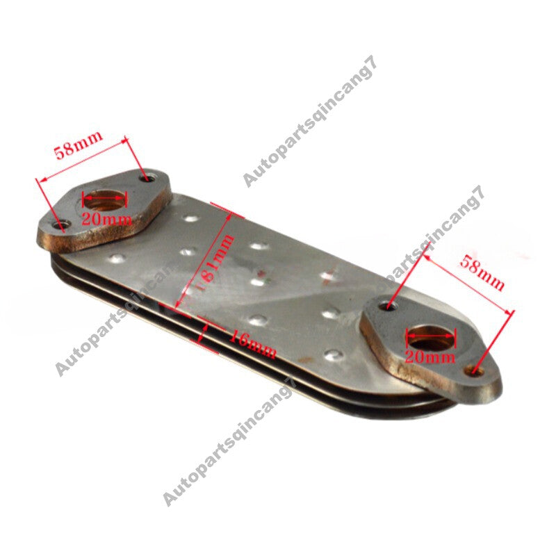 Forklift oil radiator side cover 1013020-X2 for Dazhai 498 engine parts